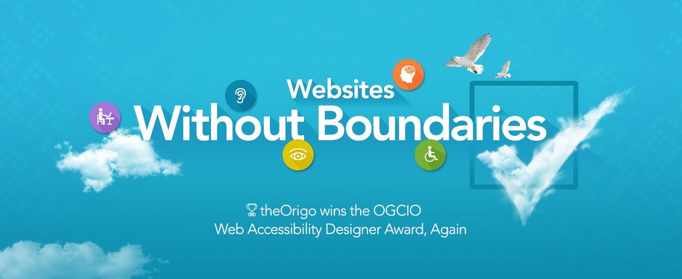 theOrigo wins the OGCIO Web Accessibility Designer Award, Again