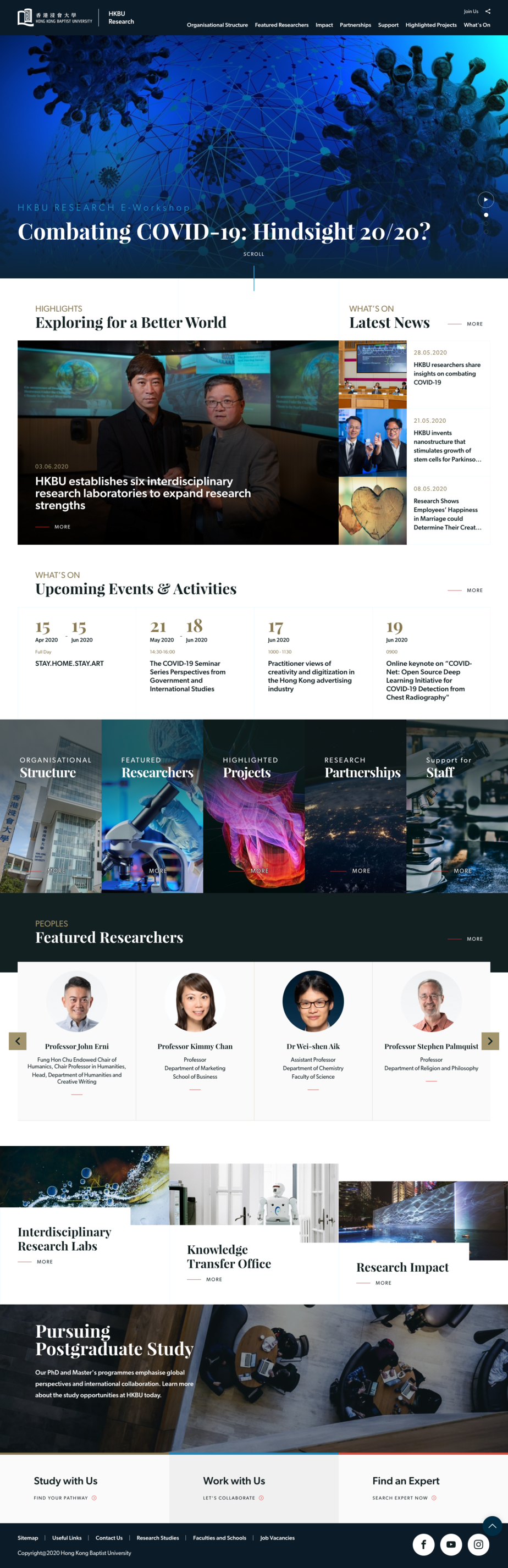 HKBU Research Desktop Homepage